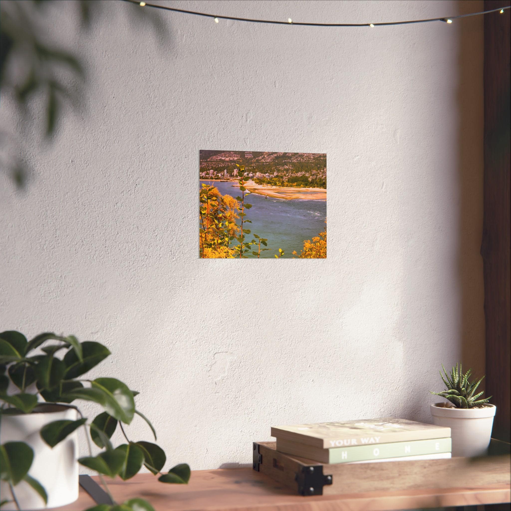 Stanley Park Vancouver Photo Print 8x10, Coastal Cityscape Wall Art, Nature Meets Urban Giclée, Canada Travel Photography Decor