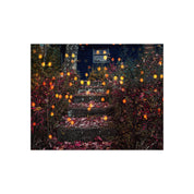 Stairway to Heaven Photo Print 8x10, NC Mountain Cabin Photography, Moody Fine Art Giclée, Autumn Forest Path, Witchy Wall Decor
