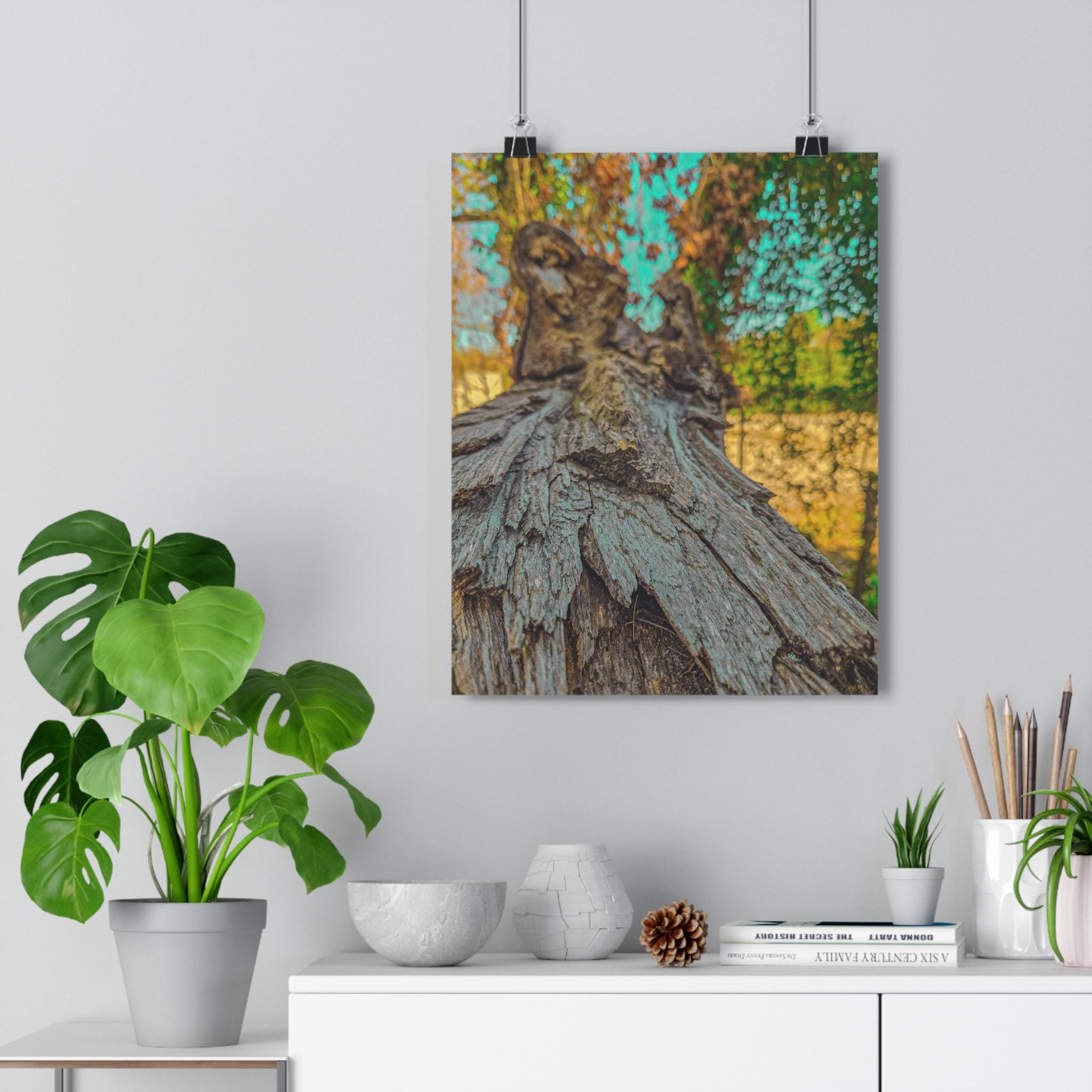 Rooted Reverie Art Print Nature Photography Poster Tree Bark Texture Print Earthy Home Decor Natural Wall Art for Rustic or Boho Interiors